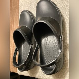 Black Crocs Mercy Work Clog 8W